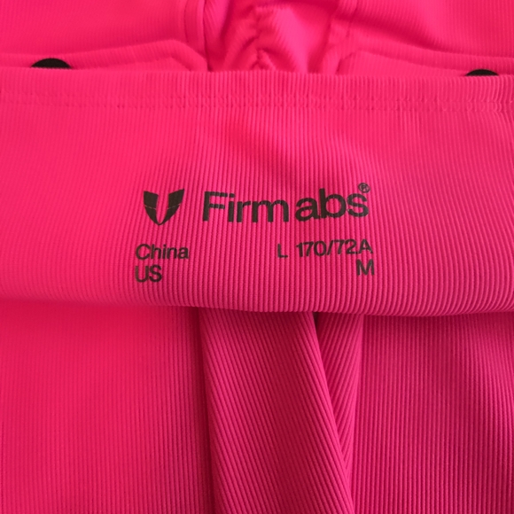 Firmabs Pink Flared Leggings - Picture 2 of 3